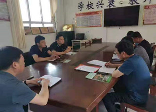 河北：广平县十里铺中心校召开工作安排会议